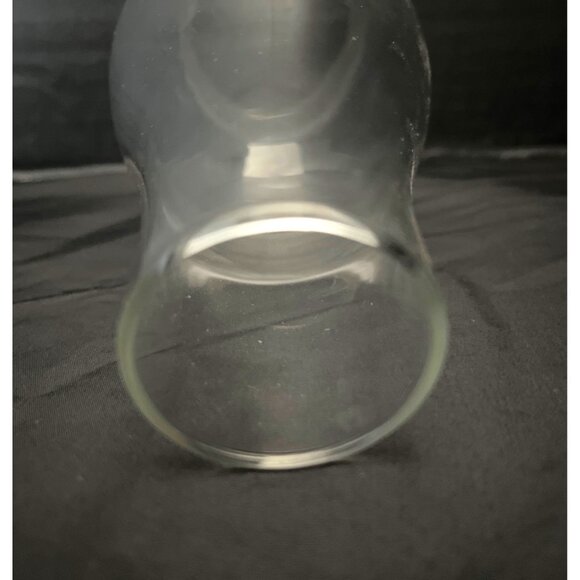 Vintage Clear Glass Chimney For Oil Lamp 7 1/2” - Picture 6 of 6